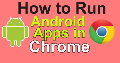 Android Apps on Google Chrome