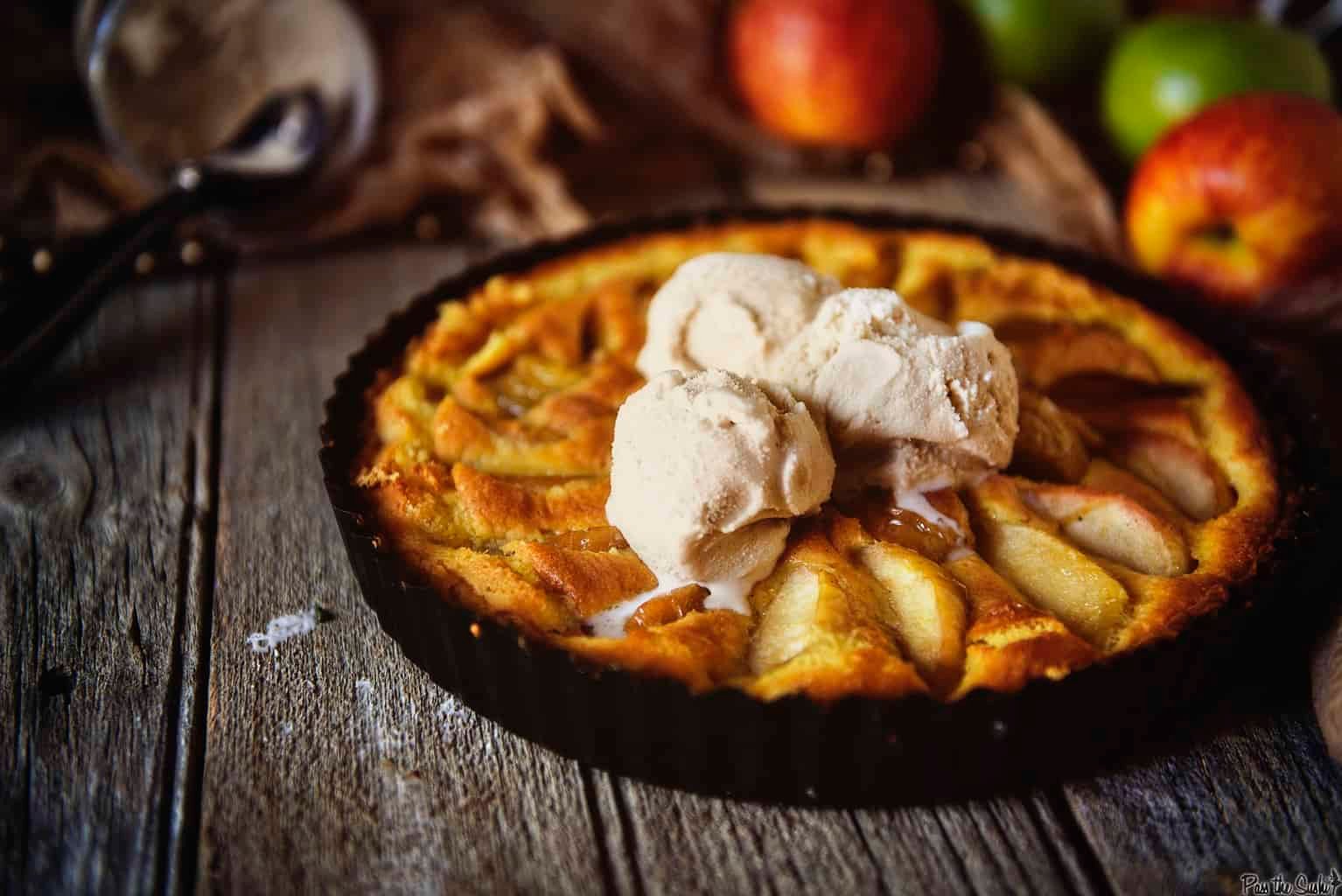 Smith Apple and Brown Butter Custard Tart