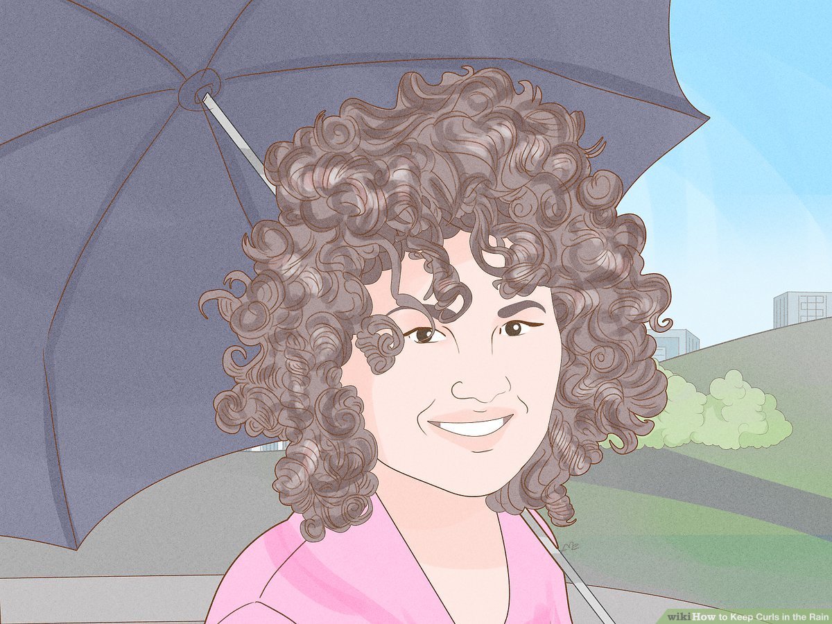 Manage Curly Hair In The Rainy Season