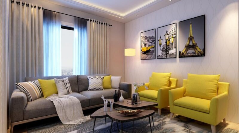 Creative 3D Interior Design Ideas for Modern Living Room