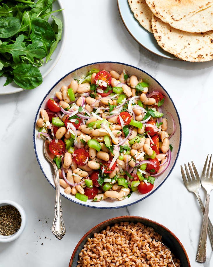 Giant White Beans With Vegetables And Pickled Pepper Vinaigrette