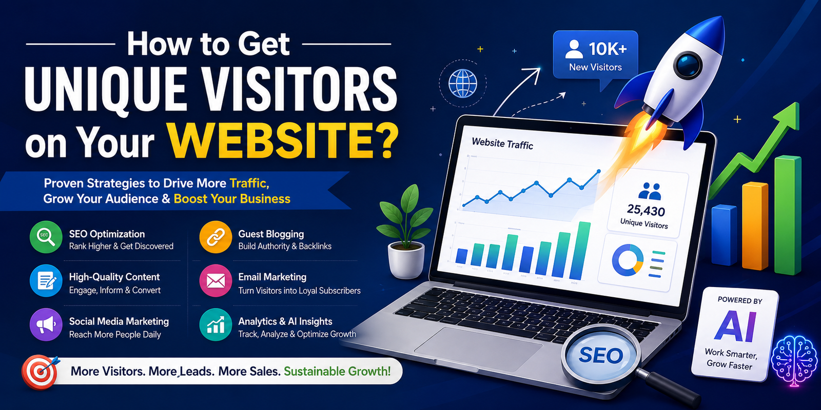 How to Get Unique Visitors on Your Website in 2026