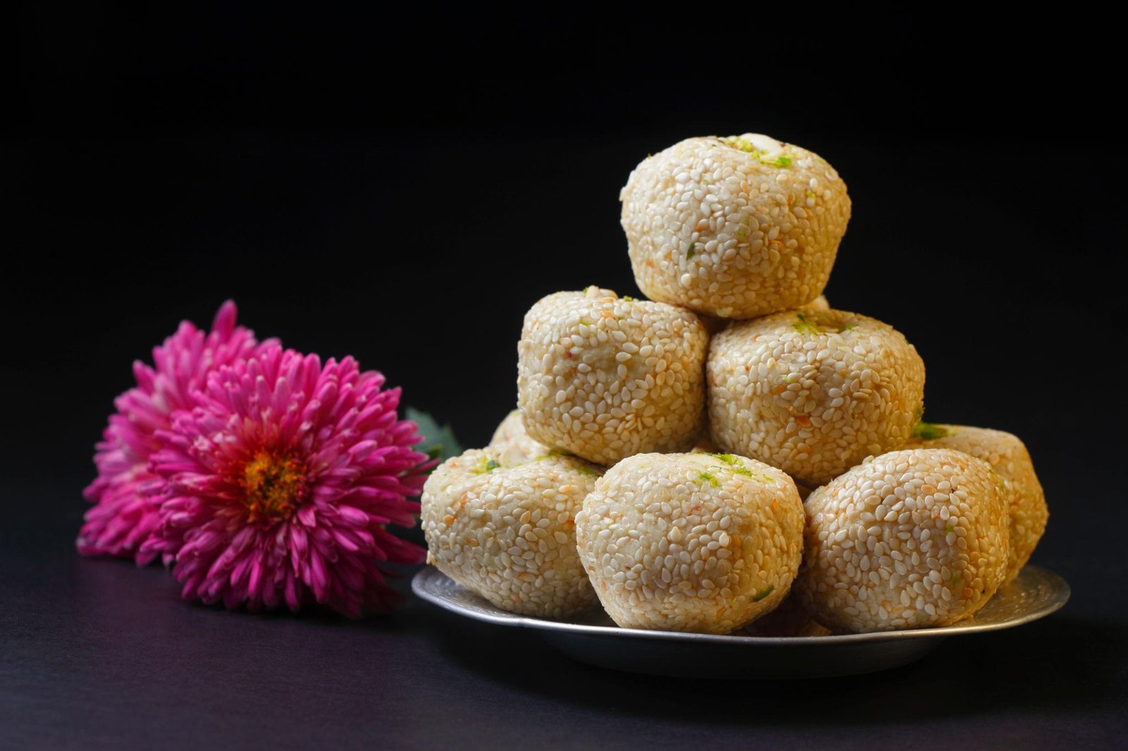 Indian Traditional Sweet food Til Laddu