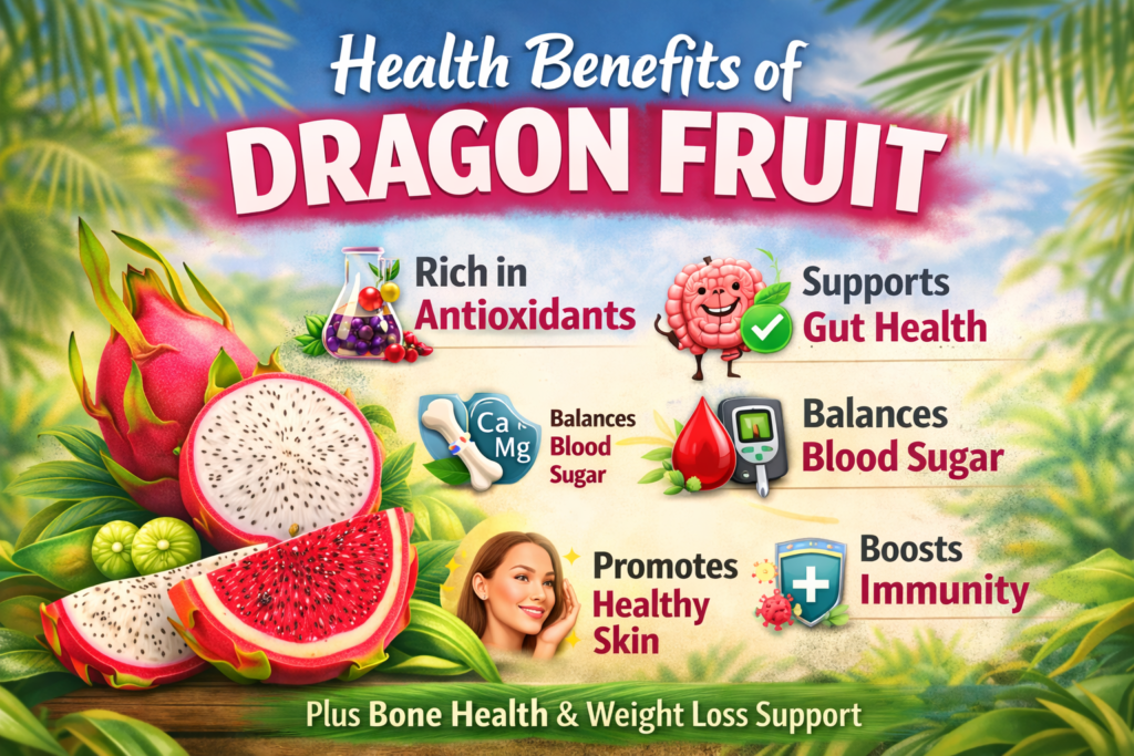 Health benefits of dragon fruit
