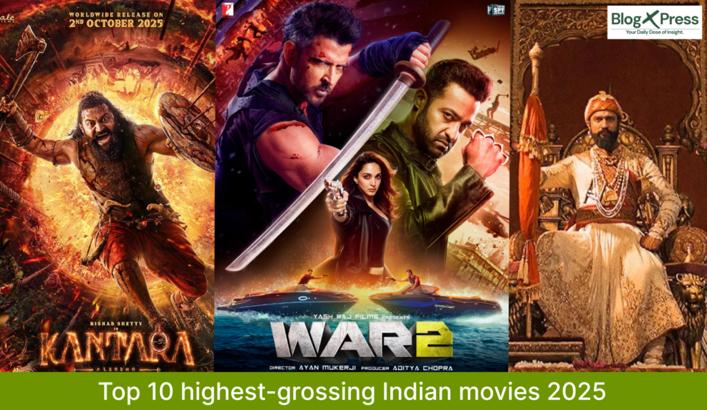Top 10 highest-grossing Indian movies 2025