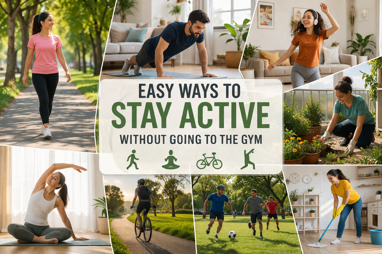 Easy Ways to Stay Active Without Going to the Gym