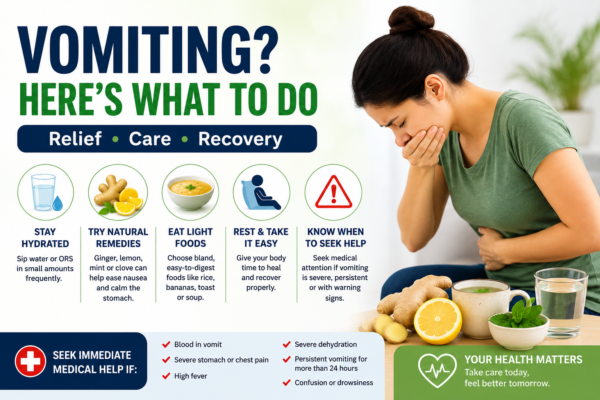 What to Do If You Are Having Vomiting | Causes, Home Remedies & Treatment