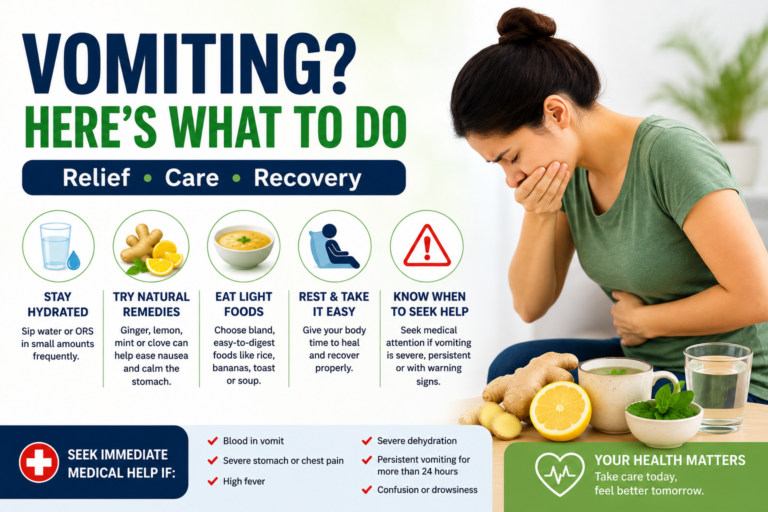 What to Do If You Are Having Vomiting | Causes, Home Remedies & Treatment