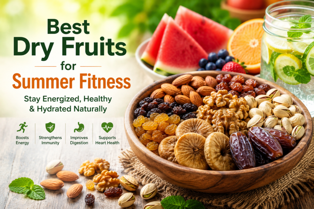 Best dry fruits for summer fitness