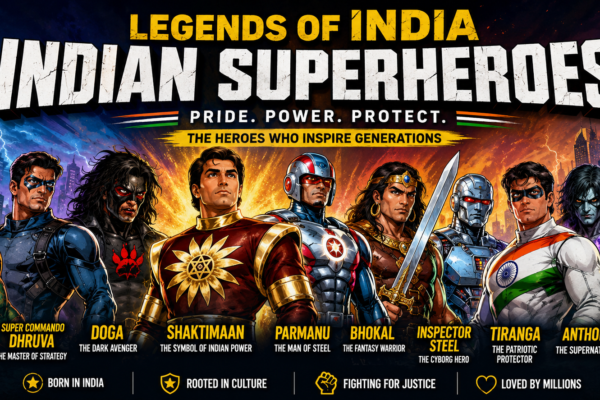 Top 10 Indian Superheroes of the 1990s | Shaktimaan, Nagraj, Dhruva & More