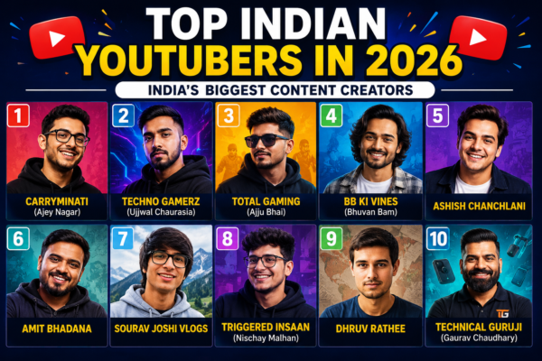 Top Indian YouTubers in 2026: India's Biggest Content Creators
