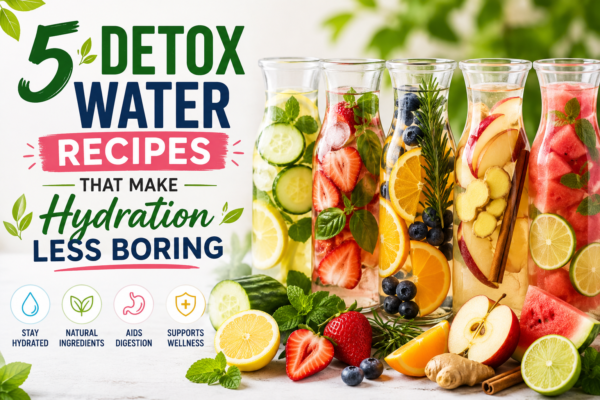 5 Delicious Detox Water Recipes to Make Drinking Water More Enjoyable
