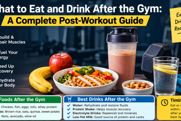 What to Eat and Drink After the Gym: A Complete Post-Workout Guide
